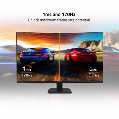 GIGABYTE GS32QC 31,5" Əyri Oyun Monitoru.